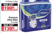 Clemens Premium Ultra Slips (Large)-15 Per Pack