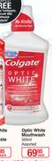 Colgate Optic White Mouthwash Assorted-500ml Each