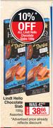 Lindt Hello Chocolate Slab Assorted-100g Each