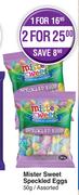 Mister Sweet Speckled Eggs Assorted-50g