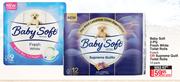 Baby Soft 2 Ply Fresh White Toilet Rolls 9's Or Supreme Quilt Toilet Rolls 12's-Per Pack