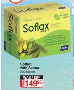 Soflax With Senna-200 Tablets