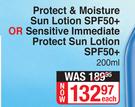 Nivea Sun Protect & Moisture Sun Lotion SPF50+-200ml Each