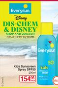 Everysun Kids Sunscreen Spray SPF50-200ml Each