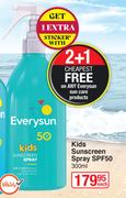 Everysun Kids Sunscreen Spray SPF50-300ml Each