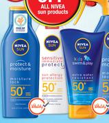 Nivea Sun Protect & Moisture Sun Lotion SPF50+-200ml Each