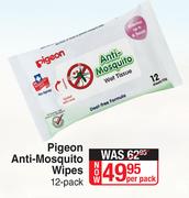 Pigeon Anti Mosquito Wipes 12 Pack-Per Pack