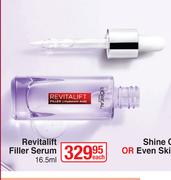 L'Oreal Revitalift Filler Serum-16.5ml Each