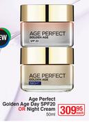 L'Oreal Age Perfect Golden Age Day SPF20 Or Night Cream-50ml Each