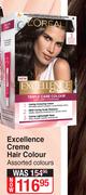 L'Oreal Excellence Creme Hair Colour Assorted Colours