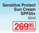 Eucerin Sensitive Protect Sun Cream SPF50+-50ml Each