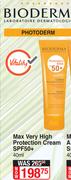 Bioderma Max Very High Protection Cream SPF50+-40ml