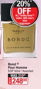Yardley London Bond st Pour Homme EDP Assorted-50ml