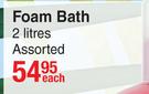 Nature's Nourishment Foam Bath Assorted-2Ltr Each