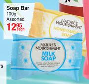 Nature's Nourishment Soap Bar Assorted-100g Each