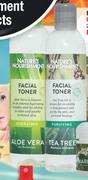 Nature's Nourishment Facial Toners Or Cleansing Lotions Assorted-250ml Each
