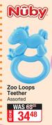 Nuby Zoo Loops Teether Assorted