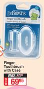 Dr.Brown's Finger Toothbrush With Case