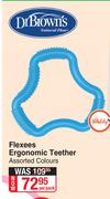 Dr.Brown's Flexees Ergonomic Teether (Assorted Colours)-Per Pack