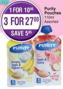 Purity Pouches Assorted-For 3