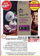 Tommee Tippee Made For Me Single Electric Breast Pump