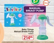 Baby Things Manual Breast Pump