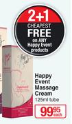 Happy Event Massage Cream (Cream)-125ml Each