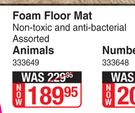 Foam Floor Mat Animals 