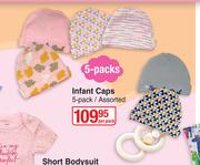 Infant Caps Assorted-5 Per Pack