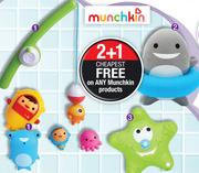 Munchkin Clean Squeeze Bath Squirts 2Pack Or Fishing Magnet Bath Toy-Each