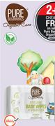 Pure Beginings Biogradable Baby Wipes-64 Wipes Per Pack