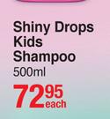 Johnson's Shiny Drops Kids Shampoo-500ml Each