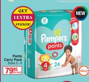 Pampers Pants Carry Pack (Sizes 3-6)-Per Pack