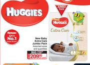 Huggies New Baby Extra Care Jumbo Pack-Per Pack