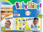 Baby Things Nappies-100 Per Pack