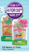 On-The-Go Treats Olli Mealos Or Puds Assorted-100g Each