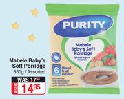 Purity Mabele Baby's Soft Porridge Assorted-350g