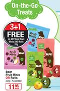 On-The-Go Treats Bear Fruit Minis Or Rolls Assorted-20g Each