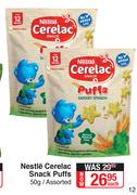 Nestle Cerelac Snack Puffs Assorted-50g Each