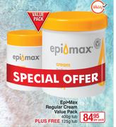 Epi Max Regular Cream Value Pack 400g Tub Plus Free 125g Tub-Per Pack