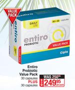 Entiro Probiotic Value Pack-30 +30 Capsules Per Pack