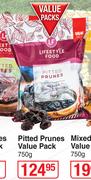 Lifestyle Food Pitted Prunes Value Pack-750g