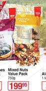 Lifestyle Food Mixed Nuts Value Pack-750g