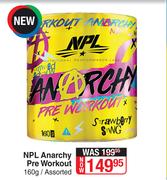 NPL Anarchy Pre Workout Asoorted-160g