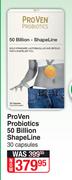 Proven Probiotics 50 Billion ShapeLine-30 Capsules