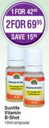 Sunlife Vitamin B-Shot-For 1 x 10ml Ampoule