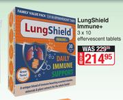LungShield Immune+-3 x 10 Effervscent Tablets