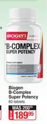 Biogen B-Complex Super Potency-60 Tablets