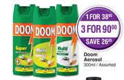 Doom Aerosol Assorted-300ml
