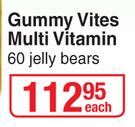 Gummy Vites Multi Vitamin-60 Jelly Bears